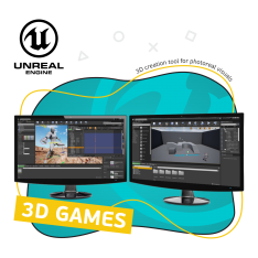 Unreal Engine 4. Игровой движок - КИБЕРшкола программирования для детей, компьютерные курсы для школьников, начинающих и подростков - KIBERone г. Азов