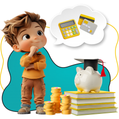 Финансовый интеллект вместе KIBERone - КИБЕРшкола программирования для детей, компьютерные курсы для школьников, начинающих и подростков - KIBERone г. Азов