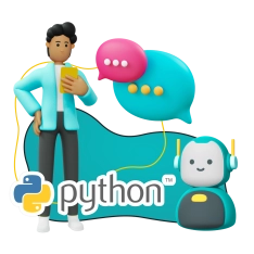 Умный чат-бот на Python на Telegram - КИБЕРшкола программирования для детей, компьютерные курсы для школьников, начинающих и подростков - KIBERone г. Азов
